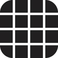 abstrakte quadratische Logo-Illustration im trendigen und minimalistischen Stil vektor