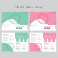 bifold broschyr mall vektor