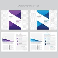 bifold broschyr mall vektor