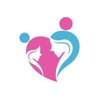 Abbildung des Logos für die Gesundheit von Frauen vektor