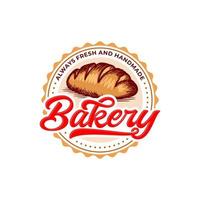 vintage retro bäckerei logo abzeichen und etiketten vektorillustration vektor