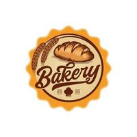 vintage retro bäckerei logo abzeichen und etiketten vektorillustration vektor