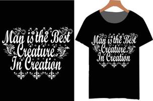 Typografie-T-Shirt-Designdruck vektor