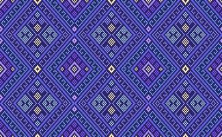 broderi etnisk mönster, vektor geometrisk marocko bakgrund, korsa sy linje aztec stil
