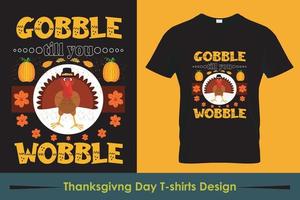 Thanksgiving-T-Shirt-Design, Thanksgiving-Zitate Pro-Download-Pro-Vektor vektor