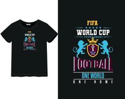 fifa värld kopp t-shirt vektor