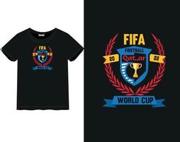 fifa värld kopp t-shirt vektor