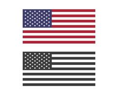 USA flagga, amerikan flagga symbol, förenad stater av Amerika flagga vektor