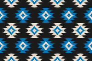 geometrisches ethnisches ikat-nahtloses muster im stammes-. stoff ethno ikat muster kunst. mexikanischer Stil. vektor