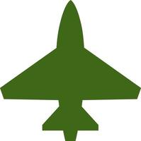 Armee-Kampfflugzeug, Illustration, Vektor auf weißem Hintergrund.