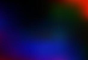 dunkles mehrfarbiges, abstraktes Bokeh-Muster des Regenbogenvektors. vektor