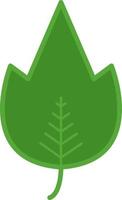 eco grön blad, illustration, på en vit bakgrund. vektor