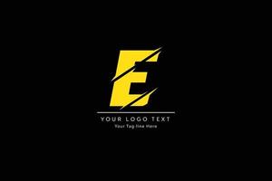 brev e logotyp alfabet design ikon vektor symbol