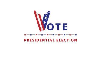 Wahltag Hintergrund Amerika vektor