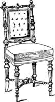 modern stol, årgång illustration. vektor
