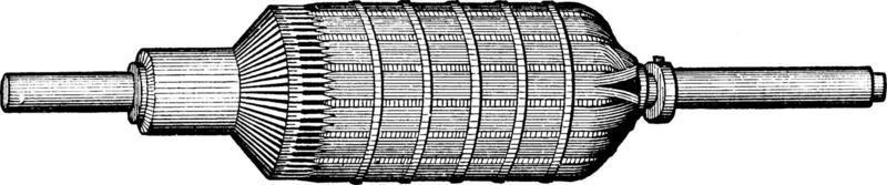 trumma armatur, årgång illustration. vektor