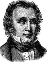 Thomas macauley, årgång illustration vektor