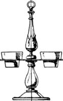 modern cruet-ram, årgång illustration. vektor