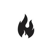 Flamme Symbol Feuer Vektor Design