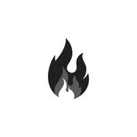 Flamme Symbol Feuer Vektor Design