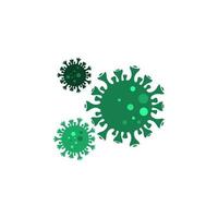 Symbol für die Vektorillustration des Corona-Virus vektor