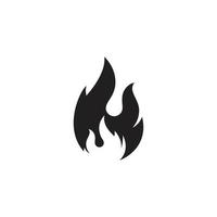 Flamme Symbol Feuer Vektor Design