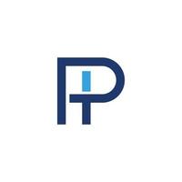 p-Buchstaben-Logo-Vorlagenvektor vektor