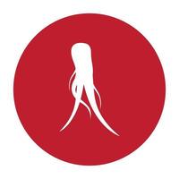 Ginseng-Logo-Vektor vektor