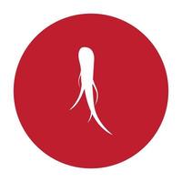 Ginseng-Logo-Vektor vektor