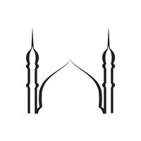 Moschee-Logo-Vektor vektor