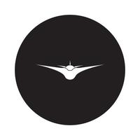 Flugzeug-Logo-Vektor vektor