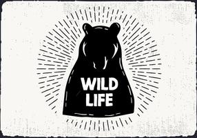 Free Hand Drawn Wild Life Hintergrund vektor