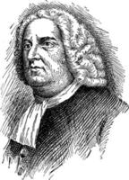 william penn, vintage illustration vektor