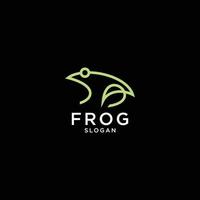 Frosch-Logo-Design-Icon-Vorlage vektor