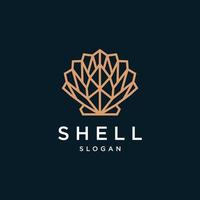 Shell-Logo-Design-Icon-Vorlage vektor