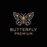 Schmetterling-Design-Symbol-Logo-Vorlage vektor