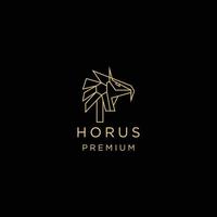 Horus-Design-Symbol-Logo-Vorlage vektor