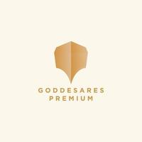 Goddes Ares-Logo-Design-Icon-Vektor vektor