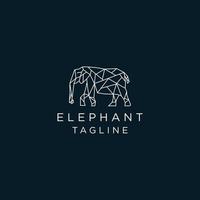 elefant logotyp ikon design vektor