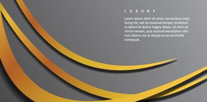abstrakter goldener Luxushintergrund vektor