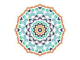 Mandala-Design, Mandala-Hintergrund, Mandala-Design für Malvorlagen vektor