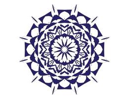 Mandala-Design, Mandala-Hintergrund, Mandala-Design für Malvorlagen vektor