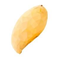 mogen gul mango utsökt och saftig vektor