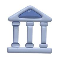 Bank 3d design vektor