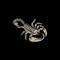 Skorpion-Logo-Icon-Design-Vorlage vektor