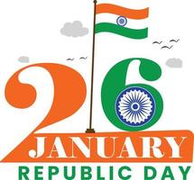 republik dag 26 januari Indien vektor