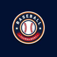 Baseball-Vektor-Logo-Design-Vorlage vektor