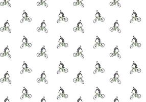 Freie Bicicleta Nahtlose Muster Vektor-Illustration vektor