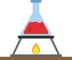 Chemie, Illustration, Vektor auf weißem Hintergrund.