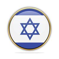 Designvorlage für Schaltflächenflaggen israel vektor
